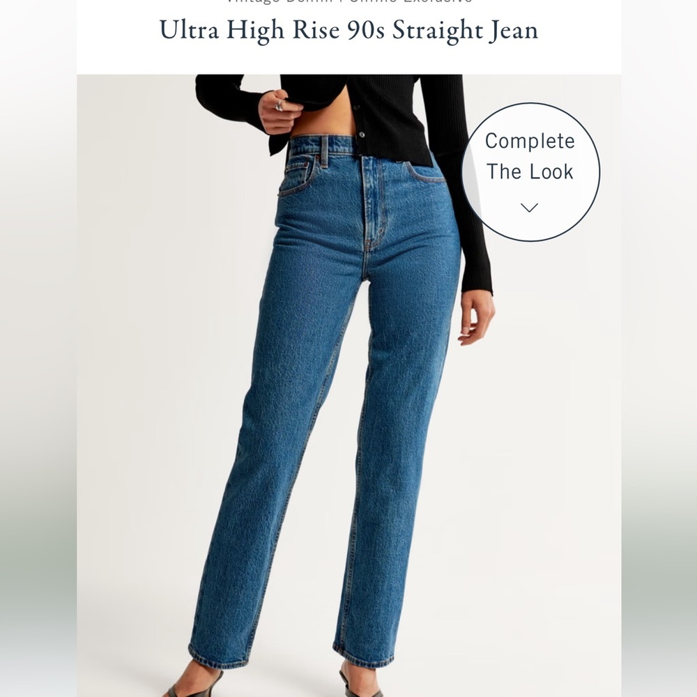 Abercrombie high rise jeans